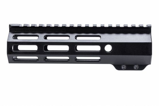 Andro Corp M-LOK Handguard is 7" and has a black hardcoat anodized finish